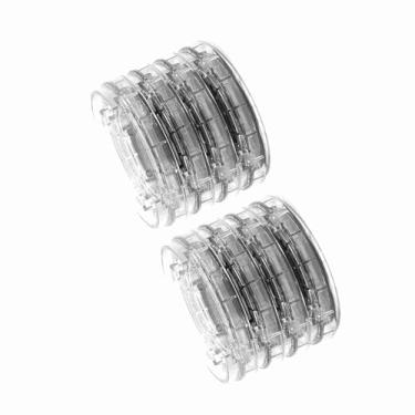 Imagem de GLOGLOW Tapete de Chão de sofá Almofada de Rolha de Cama Antiderrapante de Plástico, Design Multi-slot, Conjunto de 8, Formato Redondo, 3,35 Polegadas de Diâmetro, para Mesa, Escrivaninha, sofá,