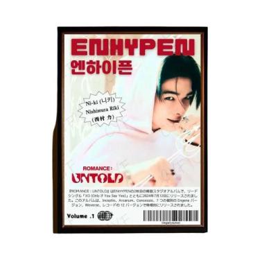 Imagem de Pôster De Arte De Parede Multiuso Da Banda Kpop E-E-ENHYPEN Para Sala 