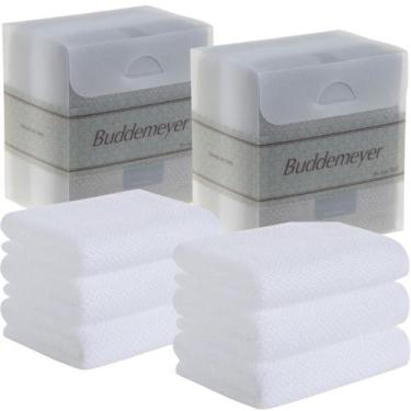 Imagem de Kit 6 Tolhas Gourmet Pano De Copa Buddemeyer Algodão Branco