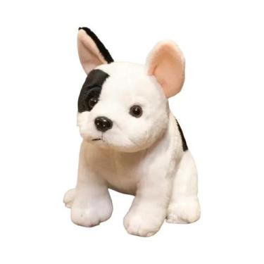 Imagem de Brinquedo De Pelúcia Realista De Bulldog Inglês, Animal De Estimação M