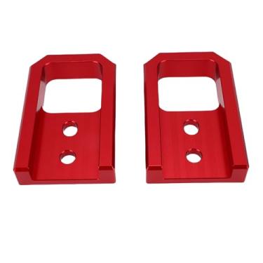 Imagem de FTVOGUE 2 Pçs Ganchos de Reboque para Tacoma 2024 2025 2026 Frente T6061 Liga Alumínio Vermelho Kit Gancho Reboque para Recuperação Veículo Fora de Estrada