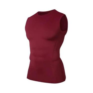 Imagem de Camiseta Sem Mangas Masculina Slim Fit De Secagem Rápida E Respirável 