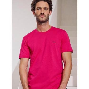 Imagem de Camiseta Forum Slim Rosa-Masculino