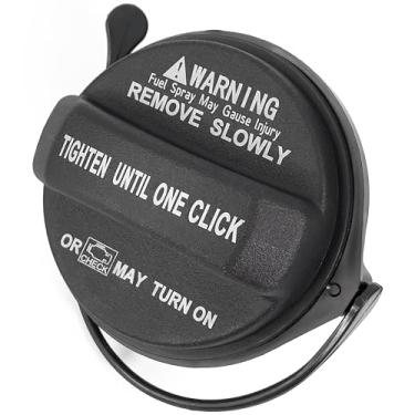 Imagem de Click&Fit Substituição da tampa de gás para Hyundai e Kia de 2004 a 2019 – Tampa do tanque de combustível com corda e junta substitui 310103L600, preta