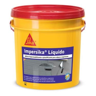 Imagem de Impersika Aditivo Plastificante para Argamassa Sika 18 litros