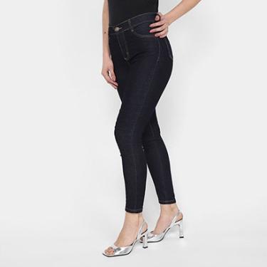 Imagem de Calça Jeans Sawary Skinny Elastano Cintura Alta Feminina-Feminino