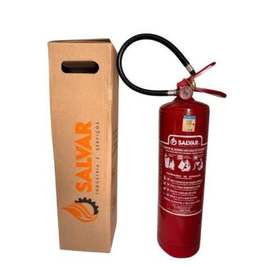 Imagem de Extintor de Incêndio ABC 6 Kg , com Suporte e Placa de Sinalização - S