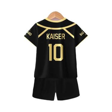 Imagem de Camiseta Infantil Casual De Futsal Com Estampa Do Anime Blue Lock - Co