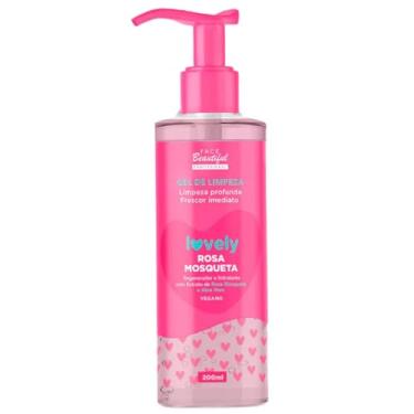 Imagem de FACEB GEL LIMPEZA FACIAL LOVELY ROSA MOSQ 200ML