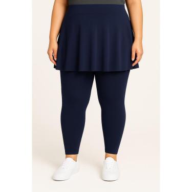 Imagem de Calça Legging E Saia Babado Em Plus Size Tapa BumBum WOLFOX Em Suplex-Feminino