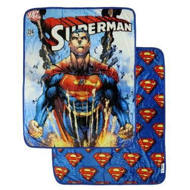 Imagem de Northwest Cobertor DC Comics Superman de seda dupla face 127 x 152 cm