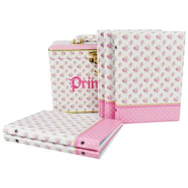 Imagem de Maleta Princesa Luxo 5 Albuns 200 Fotos 15x21-4976 - 21118/035
