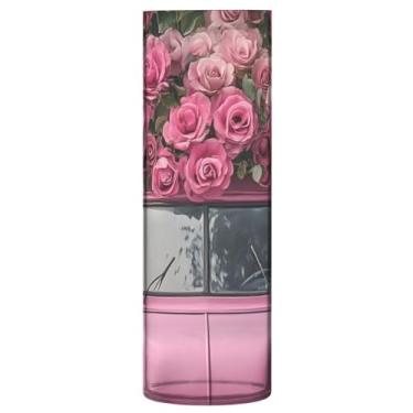 Imagem de Qilmy Vaso romântico para o dia dos namorados, rosa para flores, vaso de belas artes, decoração de casa, escritório, sala de estar, casamento, 206
