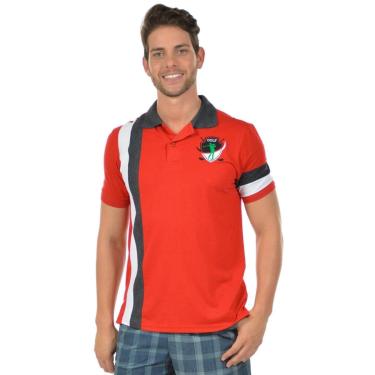 Imagem de Camisa polo eficaz fenomenal(sem elasticidade) Vermelho G-Unissex