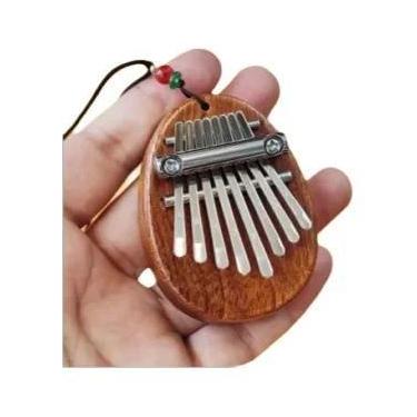 Imagem de 1Pcs Madeira Mini Polegar Piano Brinquedos Musicais 8 Tons Iniciante P