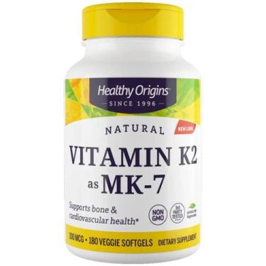 Imagem de Healthy Origins Vitamina K2 Mk7 180 Softgels 100mcg