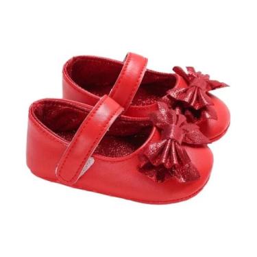 Imagem de Sapatos Casuais De Pelúcia Para Bebês Recém-Nascidos Com Laço, Confort