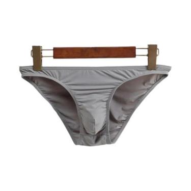 Imagem de Cuecas Transparentes Sexy Para Homens Com Bolsa De Apoio, Em Cores Sól