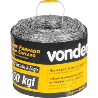 Imagem de Arame Farpado 250 Kgf, 500 m, Vonder OstenVonder