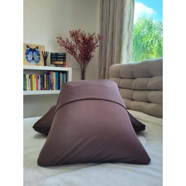 Imagem de Kit 02 Fronha Lisa Envelope Malha Travesseiro 70X50