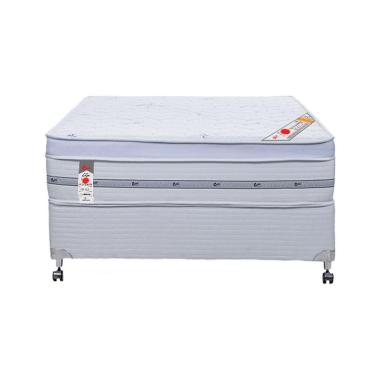 Imagem de Cama Box + Colchão Castor Casal Niponpedic One Face Pocket 138x188x60cm