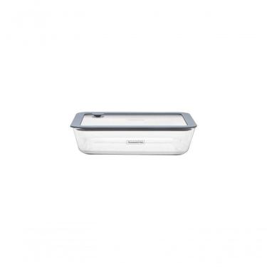 Imagem de Pote De Vidro Tramontina Vittra 0,7 Litros Com Tampa Hermética De Silicone