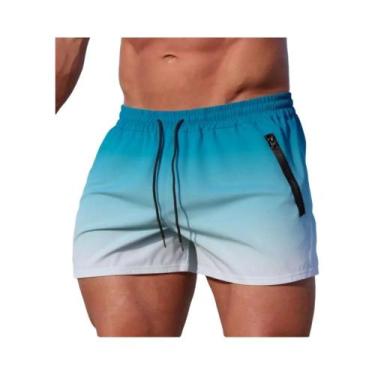 Imagem de Shorts Masculinos De Secagem Rápida Para Treino E Corrida Com Zíper La