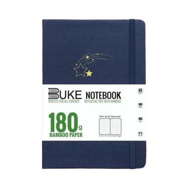 Imagem de Caderno A5 Premium De Capa Dura Com Pauta Pontilhada, Papel 180gsm, Bo