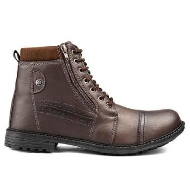 Imagem de Bota Masculina Casual Cano Curto Cadarço Conforto Coturno-Masculino