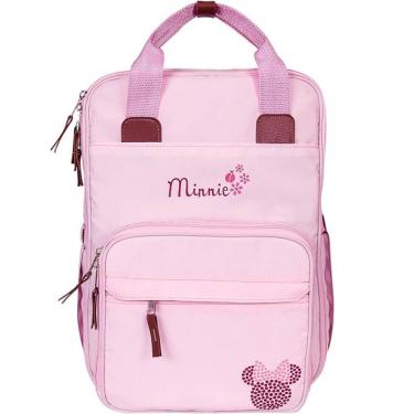 Imagem de Mochila Maternidade Premium com Trocador Disney Minnie Rosa Babygo