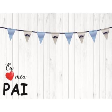 Imagem de Fundo Fotográfico Em Tecido Super Heroi Pai 2,20X1,50