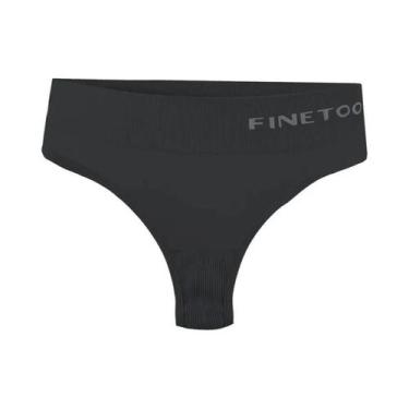 Imagem de Calcinhas Sem Costura Para Mulheres, Tanga Macia De Cintura Média, Tam