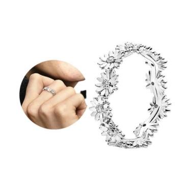 Imagem de Pulseira De Prata 925 Com Pingente De Flor De Cerejeira Rosa Para Mulh