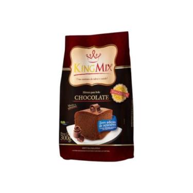 Imagem de Mistura Bolo Zero Açúcar Chocolate King Mix 300g Sem Glúten Sem Lactos