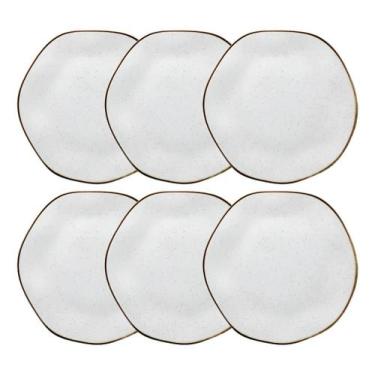 Imagem de Conjunto 6 Pratos Rasos 27,5cm Oxford Ryo Maresia
