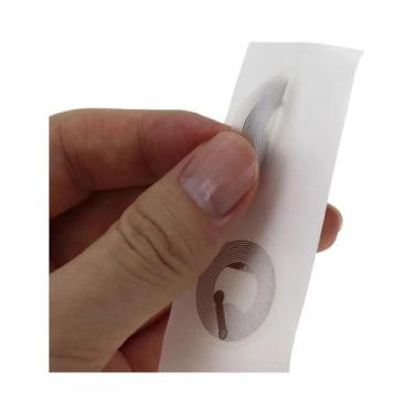 Imagem de Etiqueta NFC Adesiva 13.56MHz 213pcs Ntag213 Adesivos RFID Para Automa