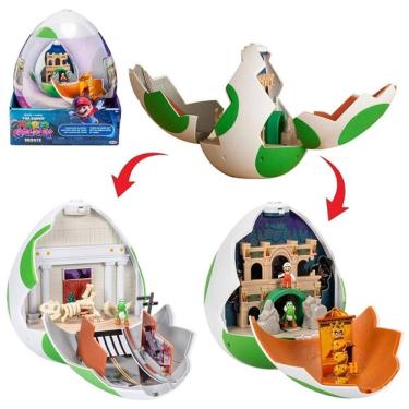 Imagem de Super Mario Galaxy Filme - Playset Ovo do Yoshi – Com Bonecos Yoshi e Mario de Fogo - S...