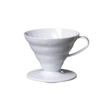 Imagem de Coador Hario V60 Acrílico Branco Tamanho 02 Coador para Café em Acrílico Hario V60 Branco - Tamanho 02