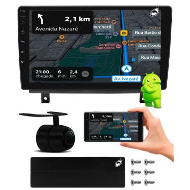 Imagem de Multimidia 10" Android Corsa G1 Hatch Sedan Classic Android Auto Car Play + Câmera Ré