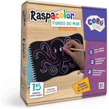 Imagem de Livro de Atividades Raspacolor - Fundo do Mar TOYSTER
