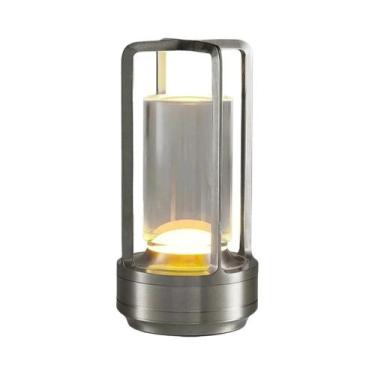Imagem de Luminária De Mesa LED Sem Fio Para Camping Ao Ar Livre, Restaurante, L