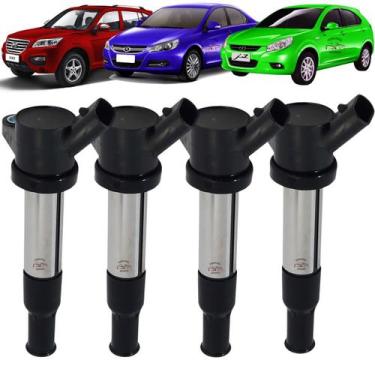 Imagem de Kit Bobina De Ignição Jac Motors J2 J3 J5 1.4 1.5 Lifan X60 - SR