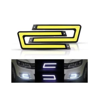 Imagem de Luz de LED DRL automotiva para Parachoque, farol, Universal - NRB