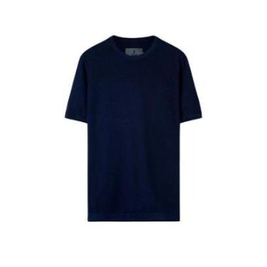 Imagem de Camiseta Oficina Reserva Tricot Vito Azul-Feminino