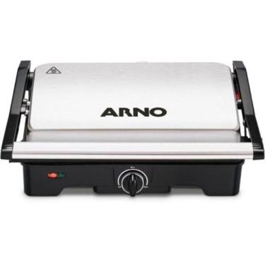 Imagem de Grill Arno Dual Gnox Inox Abertura 180° 220V