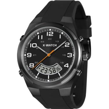 Imagem de Relógio X-Watch Anadigi Black-Masculino