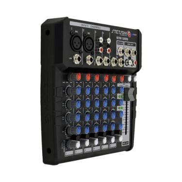 Imagem de Mesa de som stetsom stm1206 6 canais 12v