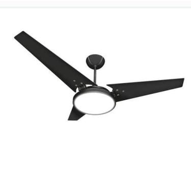 Imagem de Ventilador de Teto Itacaré Preto com LED Branco Frio 127V Ventex, 110V