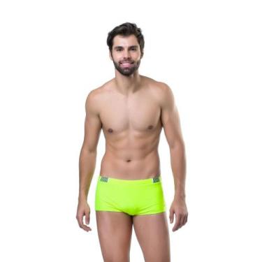 Imagem de Sunga Elite Proteção UV 50 Fluor Masculina, Verde, Limão, GG