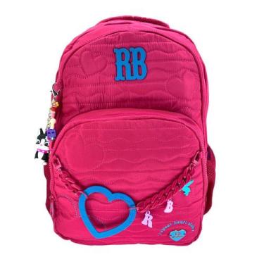 Imagem de Mochila Rebecca Bonbon Matelassê "17" Polegadas 27010, Rosa, Único